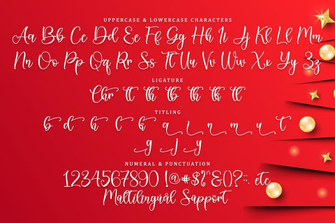 Christmas Nice Font Sakha Design Studio 