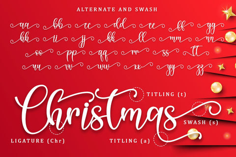 Christmas Nice Font Sakha Design Studio 