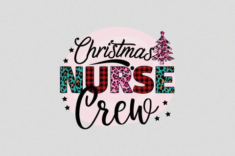 Christmas Nurse Crew Sublimation SVGArt 