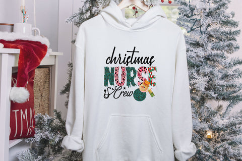 Christmas Nurse Crew Sublimation SVGArt 
