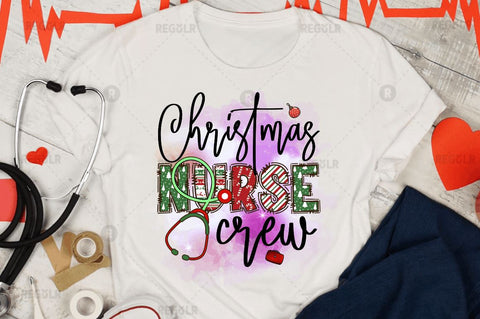 Christmas nurse crew SVG Sublimation Regulrcrative 