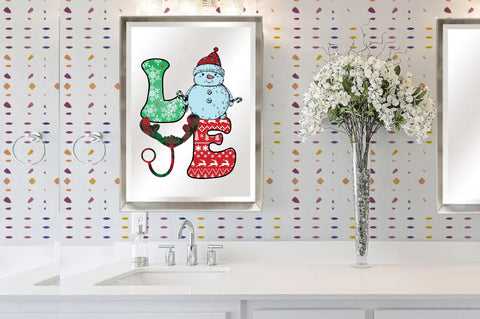 Christmas Nurse Love Sublimation Sublimation Jagonath Roy 