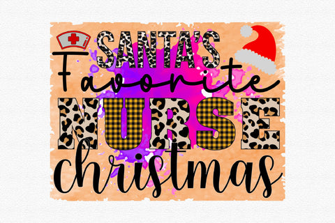 Christmas Nurse Sublimation Bundle Sublimation Rupkotha 