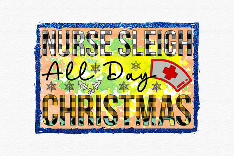 Christmas Nurse Sublimation Bundle Sublimation Rupkotha 