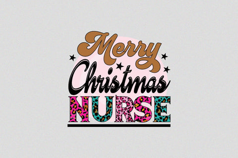 Christmas Nurse Sublimation Bundle Sublimation SVGArt 