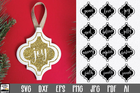 Christmas Ornament Bundle - Arabesque Tile Ornaments SVG SVG Old Market 