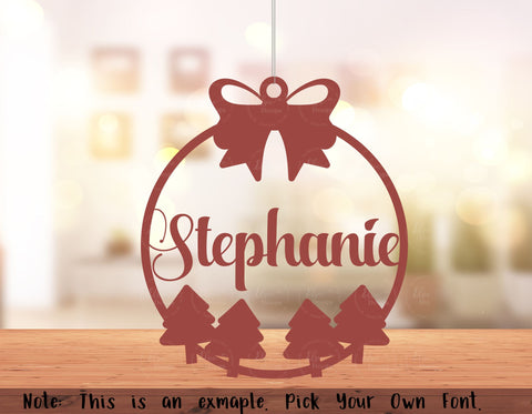Christmas Ornament Bundle - SVG, PNG, DXF, EPS SVG Elsie Loves Design 