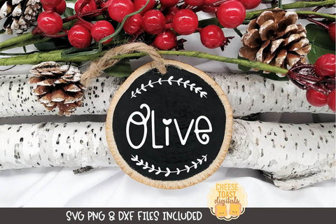 Christmas Ornament Bundle Vol 5 | Reindeer Names for Rounds SVG Cheese Toast Digitals 