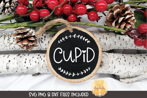 Christmas Ornament Bundle Vol 5 | Reindeer Names for Rounds SVG Cheese Toast Digitals 