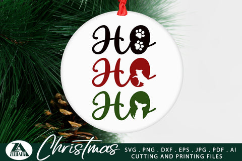 Christmas Ornament For Dog Lover SVG Dog Paws SVG Cut Files SVG zoellartz 