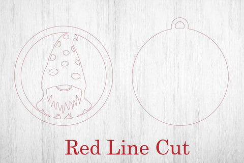 Christmas Ornament Laser cut file. Christmas Ball Template. SVG Samaha Design 