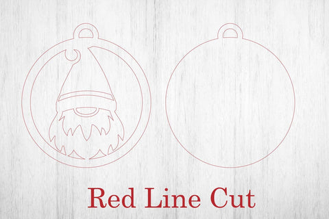 Christmas Ornament Laser cut file. Christmas Ball Template. SVG Samaha Design 