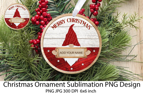 Christmas Ornament PNG. Christmas Ornament Sublimation. Sublimation Samaha Design 