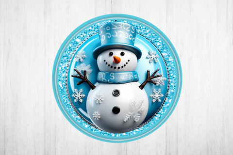Christmas Ornament PNG. Christmas Snowman Png. Sublimation Samaha Design 