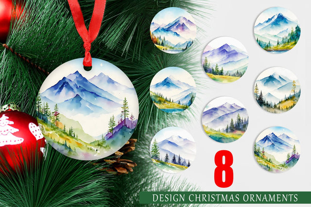 Christmas Ornament Sublimation artnoy 