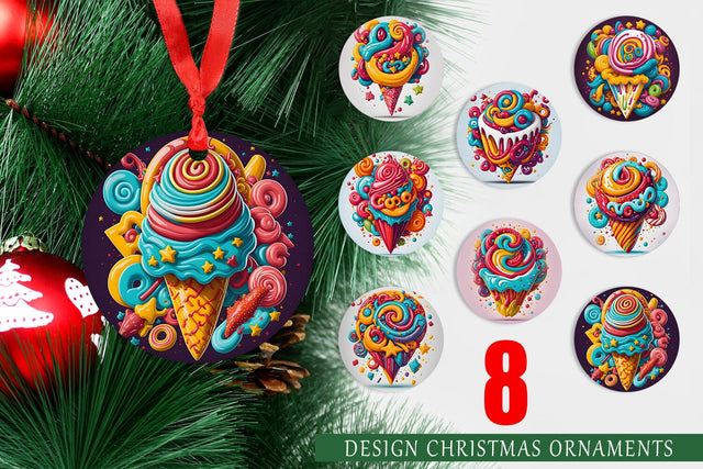 Christmas Ornament Sublimation artnoy 