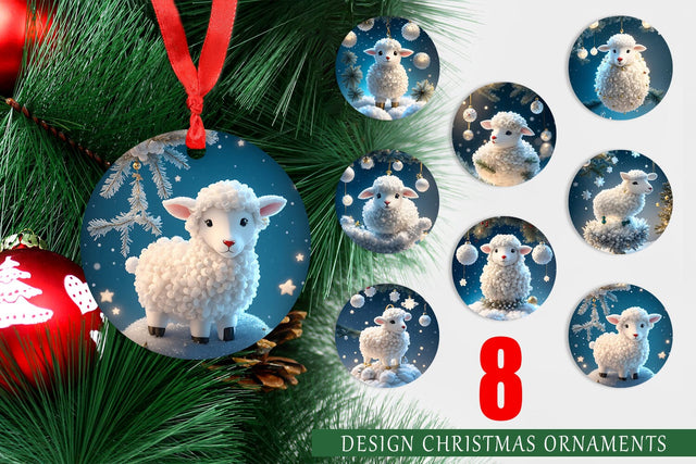 Christmas Ornament Sublimation artnoy 