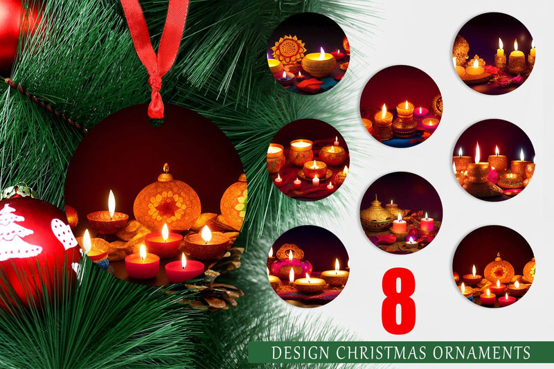 Christmas Ornament Sublimation artnoy 