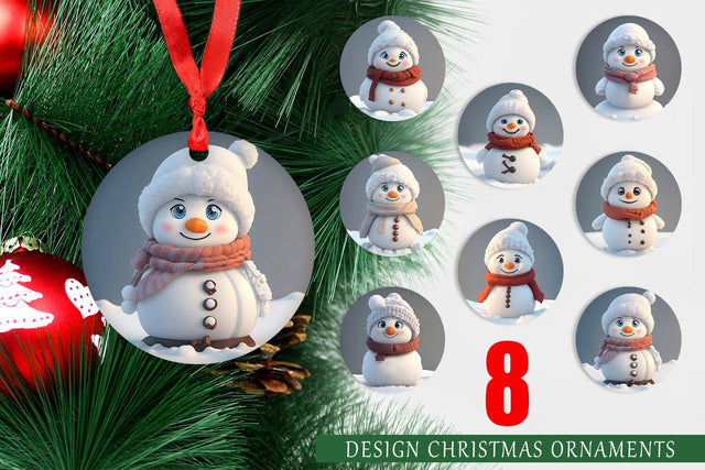 Christmas Ornament Sublimation artnoy 