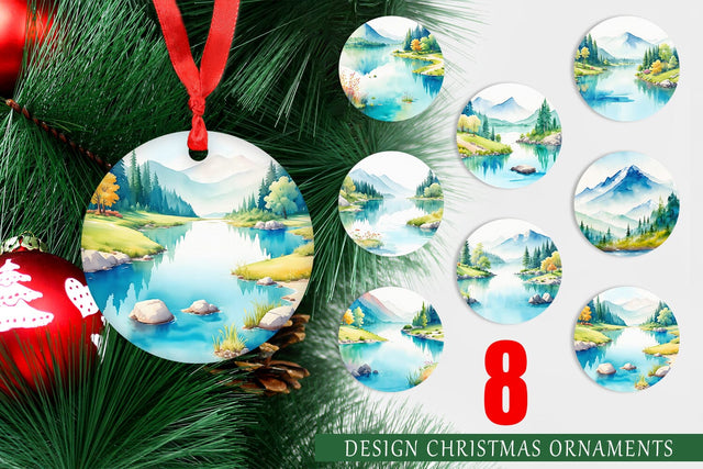 Christmas Ornament Sublimation artnoy 