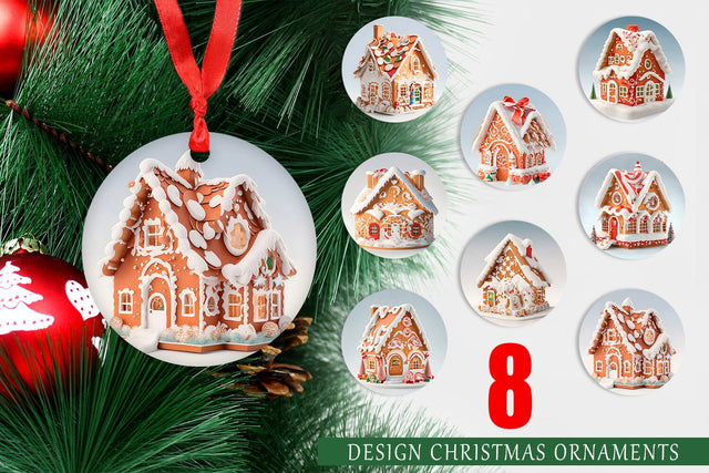 Christmas Ornament Sublimation artnoy 