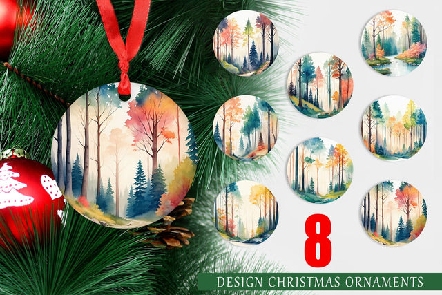 Christmas Ornament Sublimation artnoy 