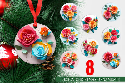 Christmas Ornament Sublimation artnoy 