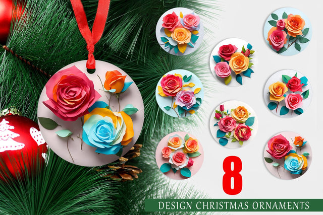 Christmas Ornament Sublimation artnoy 