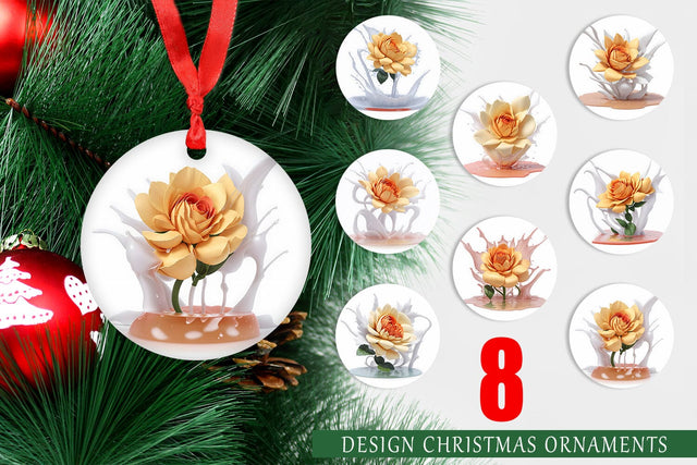 Christmas Ornament Sublimation artnoy 