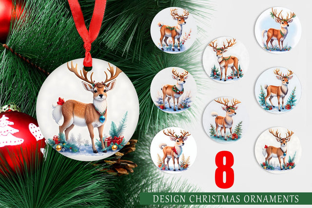 Christmas Ornament Sublimation artnoy 