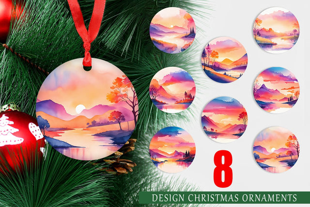 Christmas Ornament Sublimation artnoy 