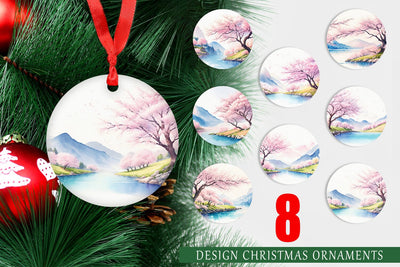 Christmas Ornament Sublimation artnoy 