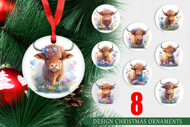 Christmas Ornament Sublimation artnoy 