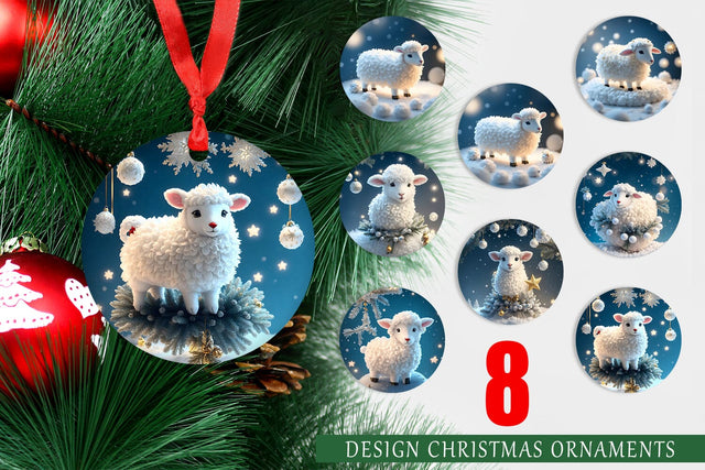 Christmas Ornament Sublimation artnoy 