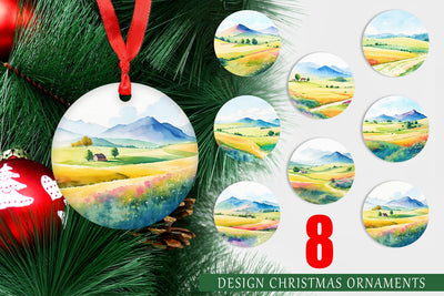 Christmas Ornament Sublimation artnoy 
