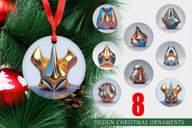 Christmas Ornament Sublimation artnoy 