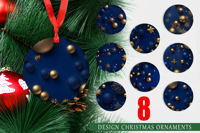 Christmas Ornament Sublimation artnoy 
