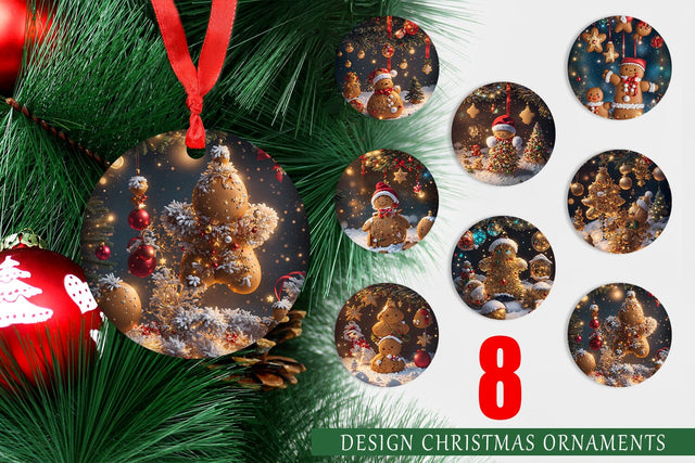 Christmas Ornament Sublimation artnoy 