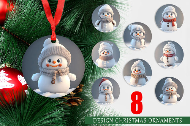 Christmas Ornament Sublimation artnoy 