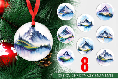 Christmas Ornament Sublimation artnoy 