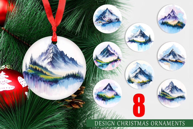 Christmas Ornament Sublimation artnoy 