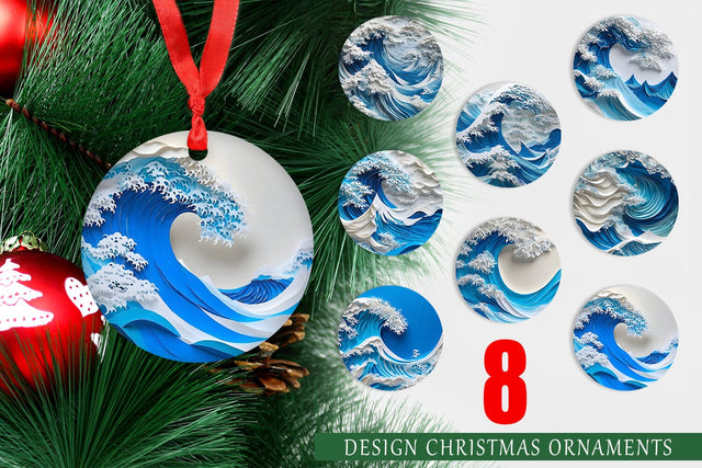 Christmas Ornament Sublimation artnoy 