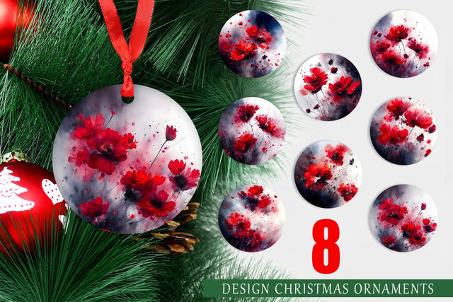Christmas Ornament Sublimation artnoy 