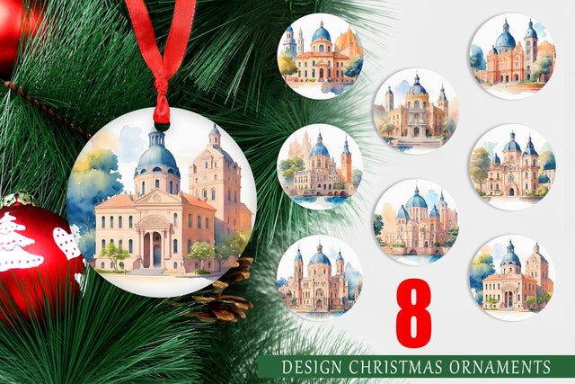 Christmas Ornament Sublimation artnoy 
