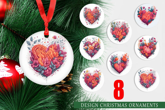 Christmas Ornament Sublimation artnoy 