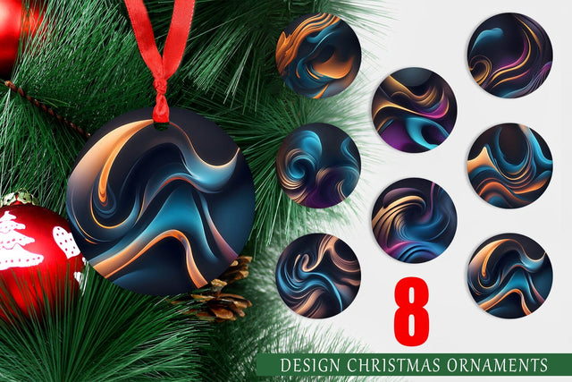 Christmas Ornament Sublimation artnoy 