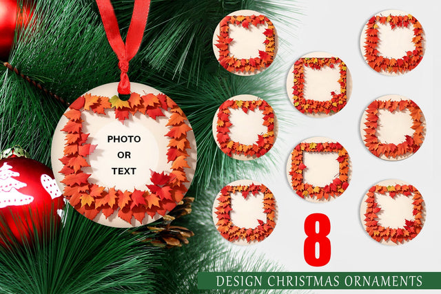Christmas Ornament Sublimation artnoy 