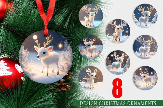 Christmas Ornament Sublimation artnoy 