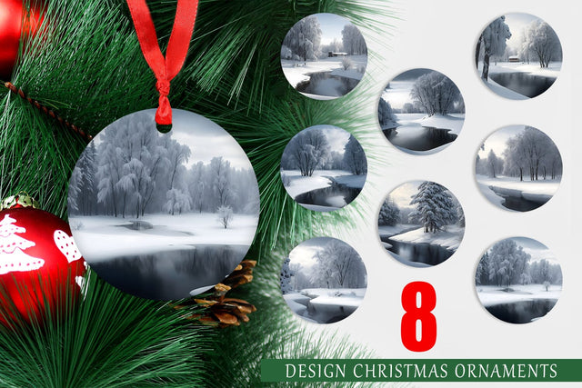 Christmas Ornament Sublimation artnoy 