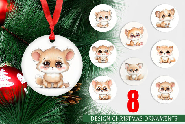 Christmas Ornament Sublimation artnoy 